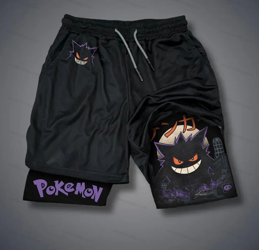 Badminton Tv - Shorts de sport officiels Pokémon Anime