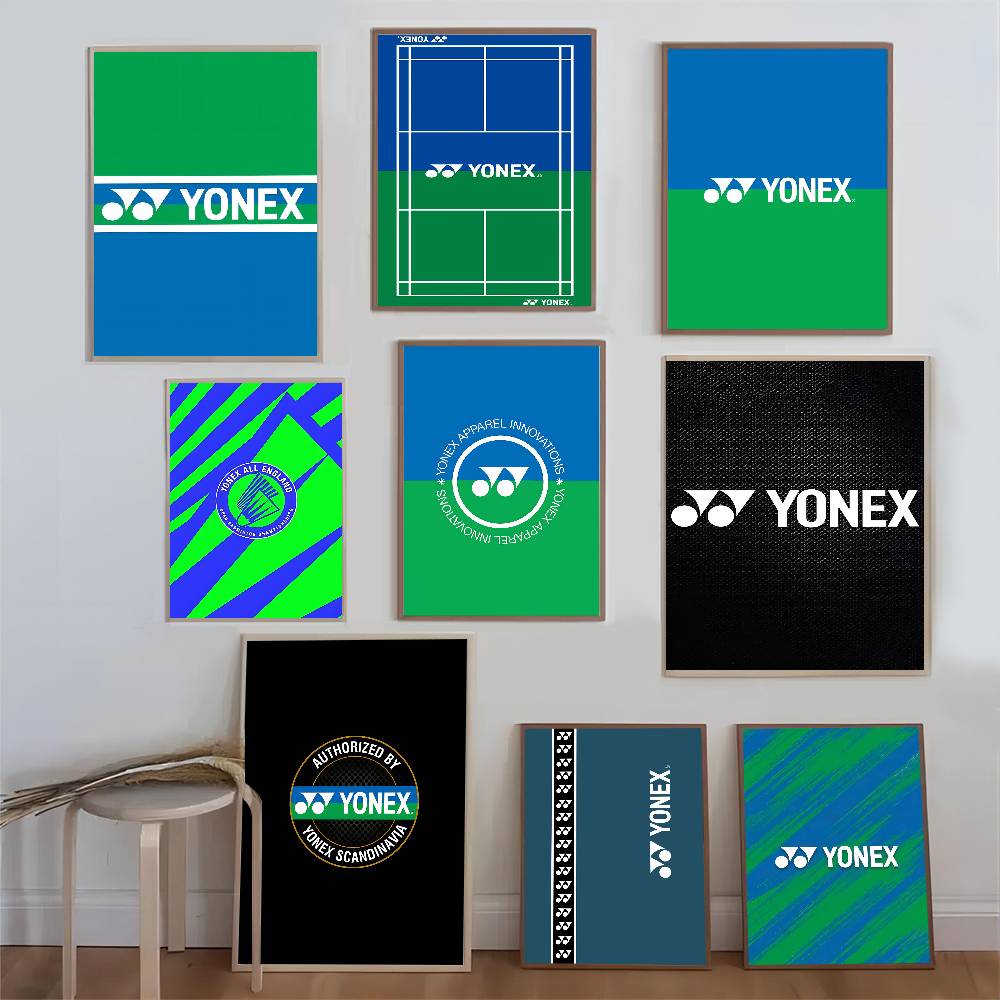 Badminton Single - Affiches vintage classiques de badminton Y-Yonex,